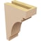 Ekena Millwork 3"W x 6"D x 9"H Classic Pescadero Rough Cedar Woodgrain TimberThane Corbel, Primed Tan CORUR03X06X09PECRCPR - alternate 6